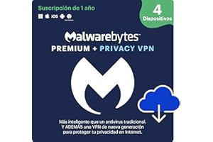 Malwarebytes | Windows/Mac/iOS/Android/Chrome | Premium + Privacy VPN | 4 Dispositivo | 12 Meses | Código de activación enviado por email
