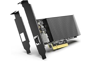 10G PCI-E Network Card with 10Gbps RJ45 Ports, Intel X540-T1 Conrtoller, VIMIN 10Gb Ethernet Adapter Card Compatible with PCI Express X8, X16, Support Windows/Windows Server/Linux/VMware