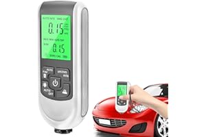 BAIFULAI Car Paint Gauge, Paint Thickness Gauge for Car, Digital Coating Thickness Gauge with Backlight LCD Display, Thickness Gauge for Measuring Paint Thickness in the Automotive Industry