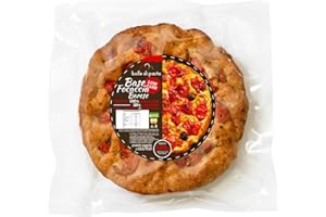 Bolle di Pasta® – Focaccia Barese Low Carb 200g | Prodotto Artigianale | Alto contenuto di proteine (40,2g/100g) | Basso contenuto di carboidrati | Confezionato in ATP (1 Unità)