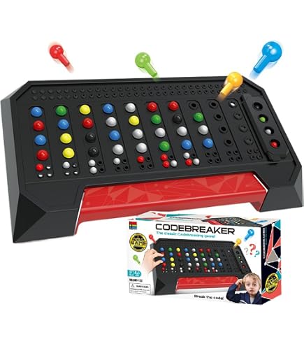 Hasbro Mastermind - Gioco Da Tavolo Di Logica E Crittoanalisi Per 2 Giocatori, Età 8+, Portatile Con Custodia, Classico Intramontabile - 3