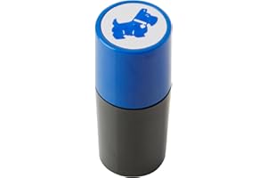Asbri Golf Hund Ball Stempel - Blau