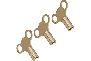 GTSE Pack of 3 Brass Radiator Key, Radiator Bleed Key, Radiator Bleed Valve Key, Clock Type Radiator Key, for Bleeding and Air Vent, Key to Bleed Radiator UK