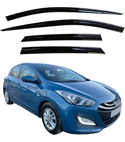 Heko Wind Deflectors For Skoda Octavia Mk2 2004-2012 2PC Tinted | UK