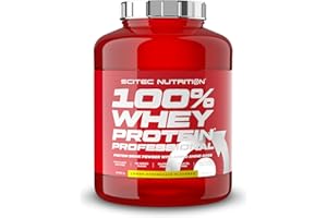 Scitec Nutrition 100% Whey Protein Professional - Mejorada con Aminoácidos Extra y Enzimas Digestivas - Sin gluten - Sin aceite de palma, 2.35 kg, Limón-Tarta de queso