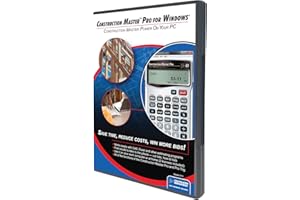 Calculated Industries 4111 construcción Master Pro para Windows Software