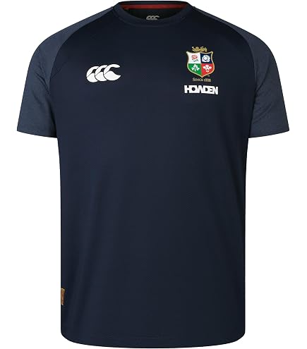 Canterbury Men's CCC Logo T-Shirt – Short Sleeve Rugby Tech Top – Lightweight Polyester