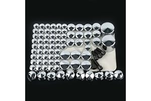 XMT-MOTO MOTORCYCLE PARTS XMT-Moto Moto Moto Chrome Topper Bullone Copertura Per Bullone Copertura Per Harley Davidson Softail Twin Cam 2007-2013