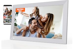 Cytem Digitaler Bilderrahmen 15.6 Zoll mit WLAN & Frameo, Anti-Glare Matt, 64GB Speicher, 