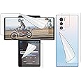MOBLING Hydrogel Screen Guard Compatible With LG WING 5G Front & Back Edge to Edge Screenguard, Front Hyrdogel TPU & Matte Finish Back Skin Combo, Not a Tempered Glass, Full Screen Protector