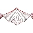 Atellani Square Wave | The Mesmerizing Kinetic Wind Spinner | Magical Calming Art Piece by British Artist Ivan Black | Handcrafted in Italy (Coral Red)
