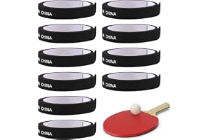 Generiskt bordtennis sidoband | 10-pack racketar/racketracketar mjuka grepp-backar | bordtennistillbehör | klibbiga sidor tejp för padelskydd, sportutrustning, matcher och hemmabruk
