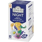 AHMAD TEA Night Karışık Bitki &Ccedil;ayı 20 x 1,5 gr | Rahatlatıcı bitki &ccedil;ayıyla g&uuml;n&uuml;n yorgunluğunu atın ve deliksiz uykuya dalın.