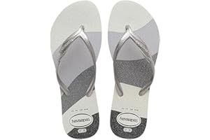 Havaianas – Fantasia, bequeme, strapazierfähige und elegante Flip-Flops, mit Metallic-Streifen und seitlicher Kreuzung, Damen