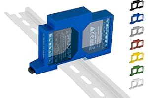 SHELLY HUTSCHIENENHALTER PW3D Shelly 2.5 / EM Hutschienenhalter/Adapter Dual DIN Rail bracket (35mm) (Blau)