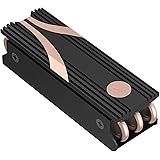 SABRENT M.2 Cooler, Aluminum SSD NVMe Heatsink, 2 Heat Sink with Heat Lead Plate, HeatPipe Heatsink Suitable for PC, Desktop 