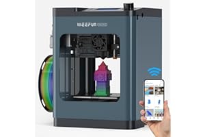 TINA2 Plus 3D Printer, WEEFUN 250mm/s High Speed FDM 3D Printers, Auto Leveling Mini 3D Printer with WiFi Cloud Print Fully Open Source, Fully Assembly 3D Printers for Beginners, Office, Home, School