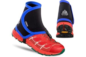 Azarxis Trail Low Gaiters, Unisex Gaiter, Outdoor Gamaschen für Damen und Herren Laufen Wandern Klettern