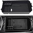 X spring Center Console Organizer, Armrest Storage Box, Phone Holder, Secondary Armrest Console Storage Box, Car Interior Accessories, Container Tray for Benz GLC C200L GLC260