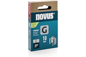 Novus Tools 042-0797 - Morsetto a filo piatto G tipo 11, 10 mm, colore: Grigio