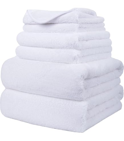 Telo Bagno In Microfibra Oversize 76,2x152,4 Cm, 2 Pezzi, Super Assorbente E Asciugatura Rapida