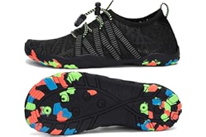 SAGUARO Scarpe da Scogli Bambino Scarpe Mare Bambina Scarpette da Scogli Bambini Scarpette Mare Ragazze Ragazzi Scarpe Acqua Antiscivolo Scarpe Immersione Scarpe Nuoto, Gr 24-36 EU