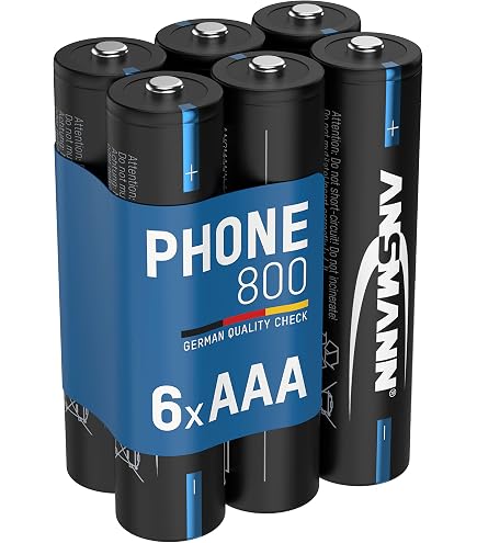 Lot De 4 Piles AAA Rechargeables NiMH 700 MAh - Compatibles Téléphones Siemens Gigaset, Speedphones, Panasonic, Etc.
