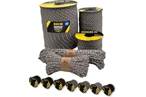 EdcX Paracord 4mm, 20+ Military Colors (15m, 30m, 50m, 100m, 300m) | Ideal for Camping, Survival, Outdoor, Crafting, DIY | 100% Nylon Rope 4mm | Tactical Cord 550 Type III (Scorpion, 30 m)