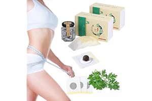 DAZZTIME 60 sztuk naklejek Mugwort do pępka, naturalne naklejki na brzuch i brzuch, talia, wiadro