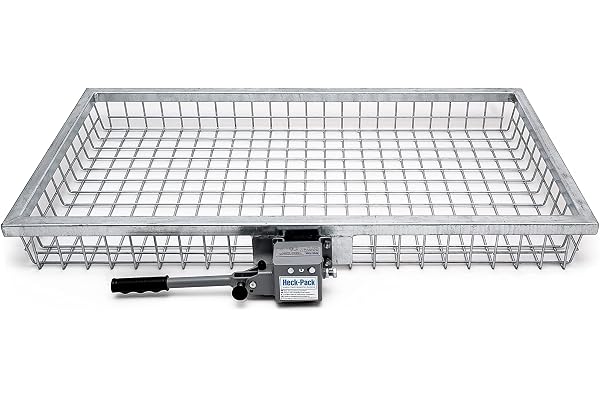 Heck-Pack Vilthållare på dragkrok med ECE-godkännande, 1200 x 600 x 125 mm, galvaniserad med snabbfäste, tillverkad i Tyskland