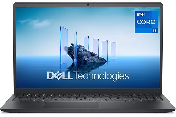 Dell 15 Ordinateur Portable DC15250 – 15,6" FHD 120Hz, Intel Core i7-1355U, Graphiques Intel UHD, 16Go RAM, 512Go SSD, Webcam HD, Windows 11 Home, Clavier AZERTY, Carbon Black