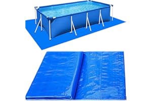 WINOK Pool Ground Cloth, Ground Protector Cloth for Above Ground Pools, Foldable Swimming Pool Floor Protector, Ground Cloth Floor Protector for Swimming Pools (200 * 300cm)