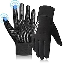 Gants D’hiver Pour Homme – Imperméables, Coupe-vent, Antidérapants – Pour Running, Sport, Conduite – Doublure Polaire