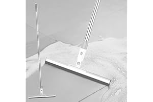 TIKYSKY Raclette de Douche avec Manche Long - Raclette de Sol - Raclette de Douche - Raclette de fenêtre avec Manche (Largeur 36 cm)