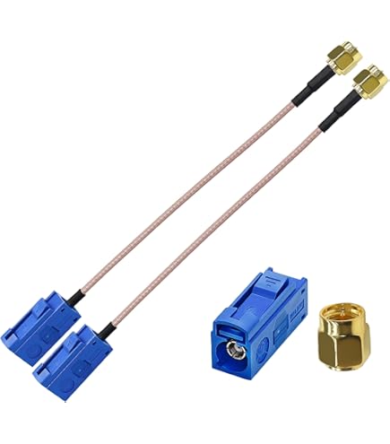 Cavo GPS Fakra C A SMA - Spirale, 30cm, Per Antenne Auto, DVR, Navigazione - Foto 7