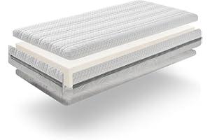 CABBEL Sweet Sleeps Babymatratze | Kindermatratze | 60x120 cm, Schadstoffgeprüft, Bezug waschbar, Sommer & Winterseite, Air Fresh 3D - Atmungsaktiv, Oeko TEX Zertifiziert