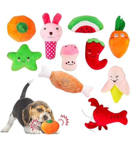 Giocattolo Per Cani PETIZER Con Squeaker - Indistruttibile E Sicuro Per Masticatori Aggressivi