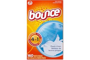 Bounce Fresh Linen Fabric Softener Sheets 160 Count by Bounce