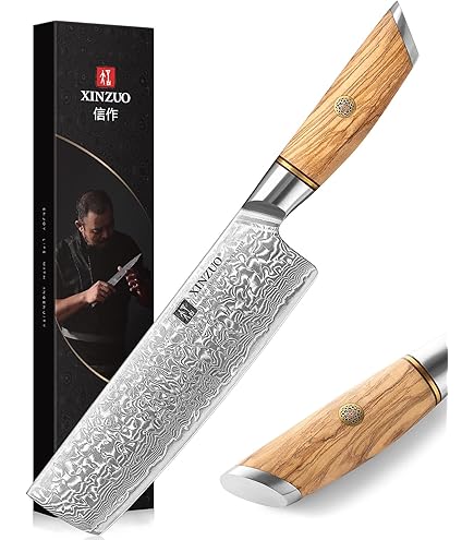 HENDI Japans Nakiri mes – Traditioneel design – Populieren handgreep – 290 mm – Zwart