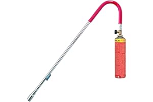 ‎ROTHENBERGER INDUSTRIAL ROTHENBERGER Industrial Unkrautbrenner inkl. 1x Gas Kartusche 600 ml für den Garten als Unkrautvernichter | 940°C Flammentemperatur | Gasbrenner | Abflammgerät Piezo-Zündung | 1000000189
