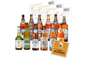 ELBSCHLUCK BIERPAKET ALKOHOLFREI 12 x 0,5L bayerische Biere Pils Helles Weizen Kellerbier inkl. 0,96€ Pfand Biergeschenk für Männer Fussball Vatertag Himmelfahrt Mitbringsel Grillen