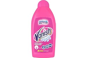 Vanish Carpet Cleaner + Upholstery, Power Liquid Shampoo, Large Area Cleaning, 450 ml
