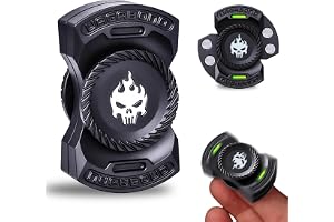 3-i-1 Fidget Spinner metall svart, EDC antistress Toy Slider Clicker