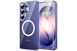 TAURI for Samsung Galaxy S26 Ultra Case, Compatible with MagSafe- Clear | with 1-Pack Screen Protector, Military-Grade Protection, Anti-Yellowing Shockproof Transparent Back Bumper Phone Cover