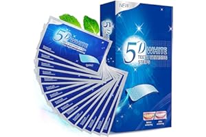 MELARQT White Stripes Zähne Bleaching Stripes, Professionelles Bleaching für Weiße Zähne Zahnweiss, Teeth Whitening strips mit Zahnaufhellung Strips mit advanced no-slip technology