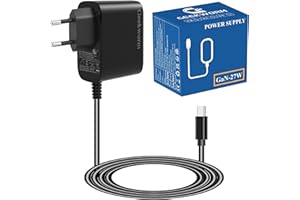 Geekworm USB-C Power Supply PD 27W 5.1V 5A for Raspberry Pi 5 16GB 8GB 4GB 2GB