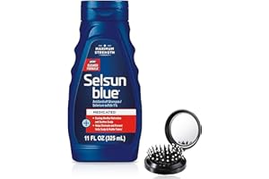 LUXPAKS Hairbrush Bundled with Celsun Blue Antidandruff Shampoo – Maximum Strength