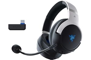 Razer Kaira Pro HyperSpeed - Kabelloses Multiplattform-Gaming-Headset mit Haptik (Razer HyperSpeed Wireless, HyperSense Haptik, Integriertes Hybrid-Mikrofon, TriForce Titanium 50mm Treiber) Schwarz