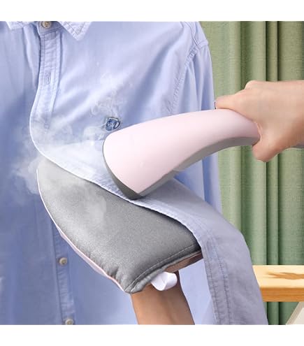 Steamer Vapeur Tous Tissus Défroisseur Vapeur RAELUNYI Vertical Pliable - Fer à Vapeur Portable Voyage Rouge Fer Vapeur Vertical Pliable Voyage Léger Tous Tissus