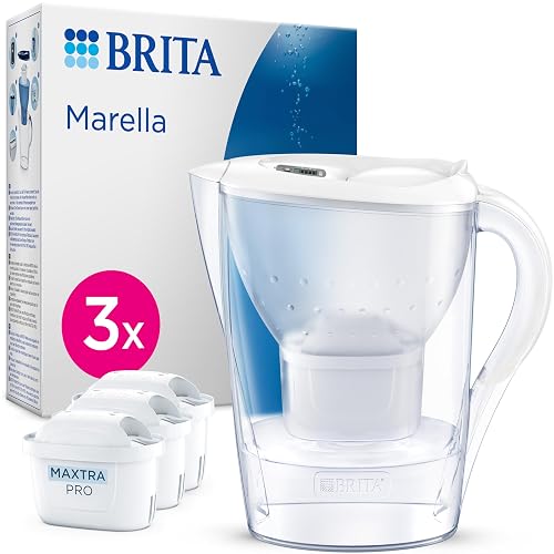 BRITA Marella Starter Pack, weiß (2,4 l)